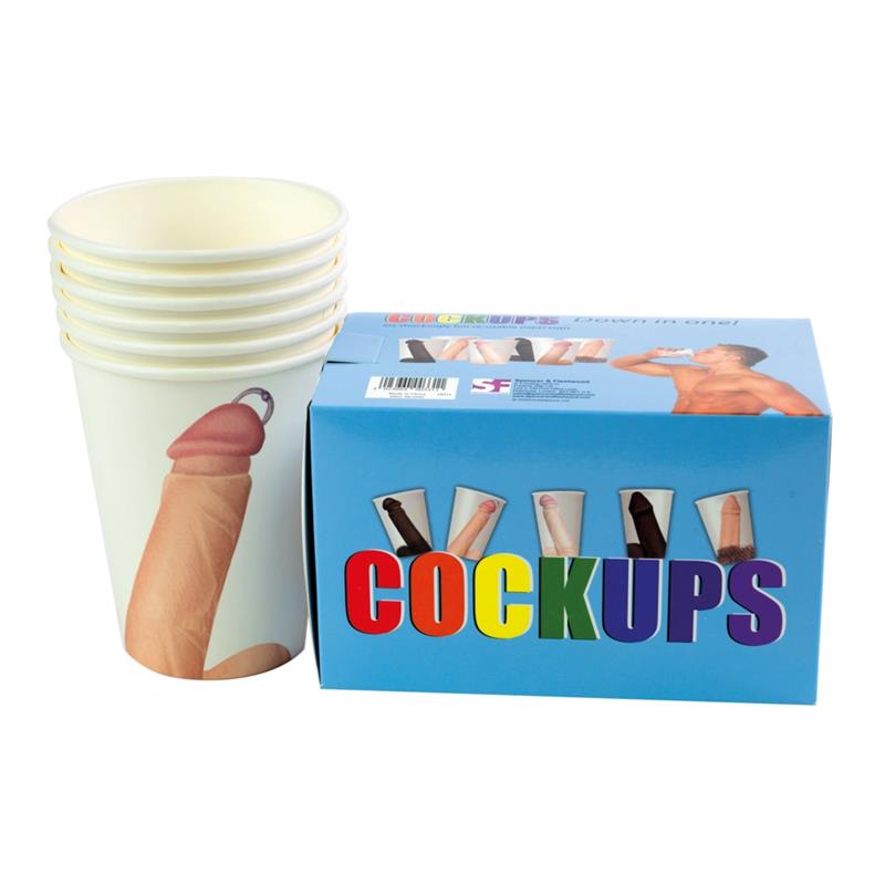 SPENCER & FLEETWOOD - VASOS CON PENES PACK DE 6