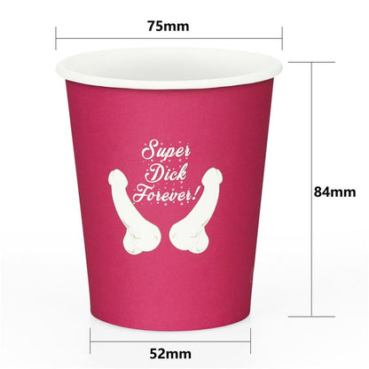 LOVETOY - VASOS DE CARTÓN PACK DE 6