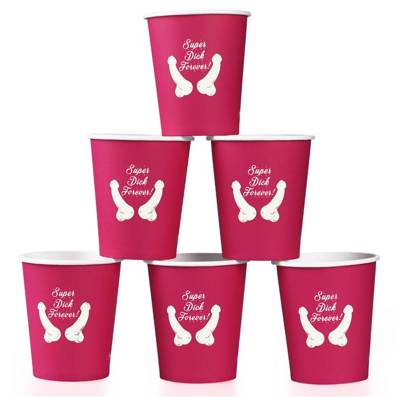 LOVETOY - VASOS DE CARTÓN PACK DE 6