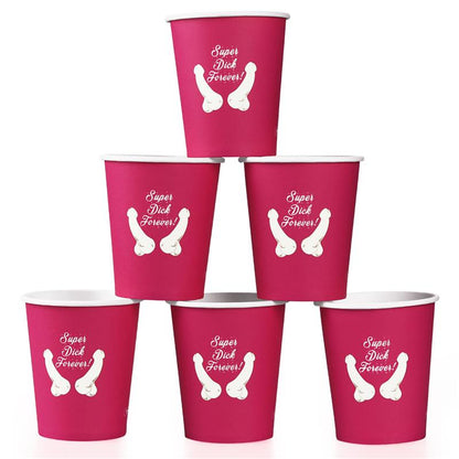 LOVETOY - VASOS DE CARTÓN PACK DE 6