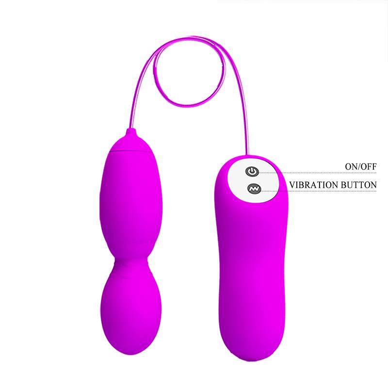 PRETTYLOVE - VEGA HUEVO VIBRADOR CON ROTACIÓN