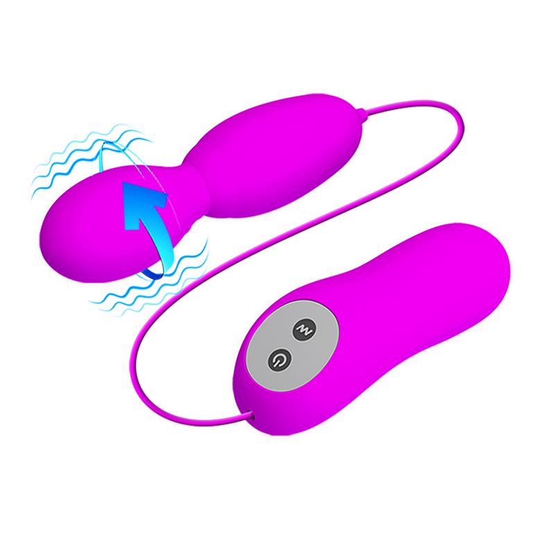 PRETTYLOVE - VEGA HUEVO VIBRADOR CON ROTACIÓN