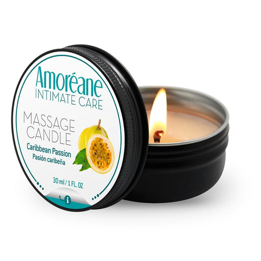 AMOREANE - VELA MASAJE CARIBBEAN PASSION MARACUYÁ 30 ML
