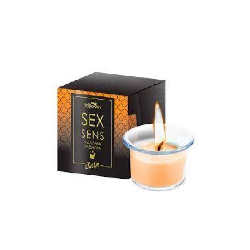 HOT FLOWERS - VELA PARA MASAJE PERFUMADA CHAMPAGNE