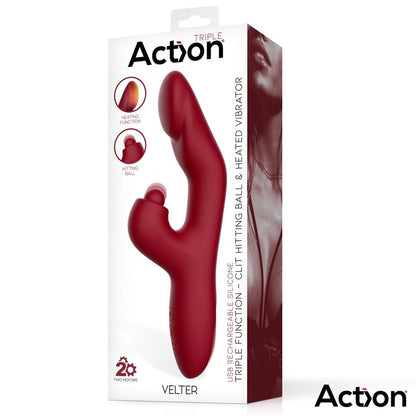 ACTION - VELTER SOFT CLIT HITTING BALL CON VIBRACIÓN Y EFECTO CALOR