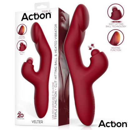 ACTION - VELTER SOFT CLIT HITTING BALL CON VIBRACIÓN Y EFECTO CALOR
