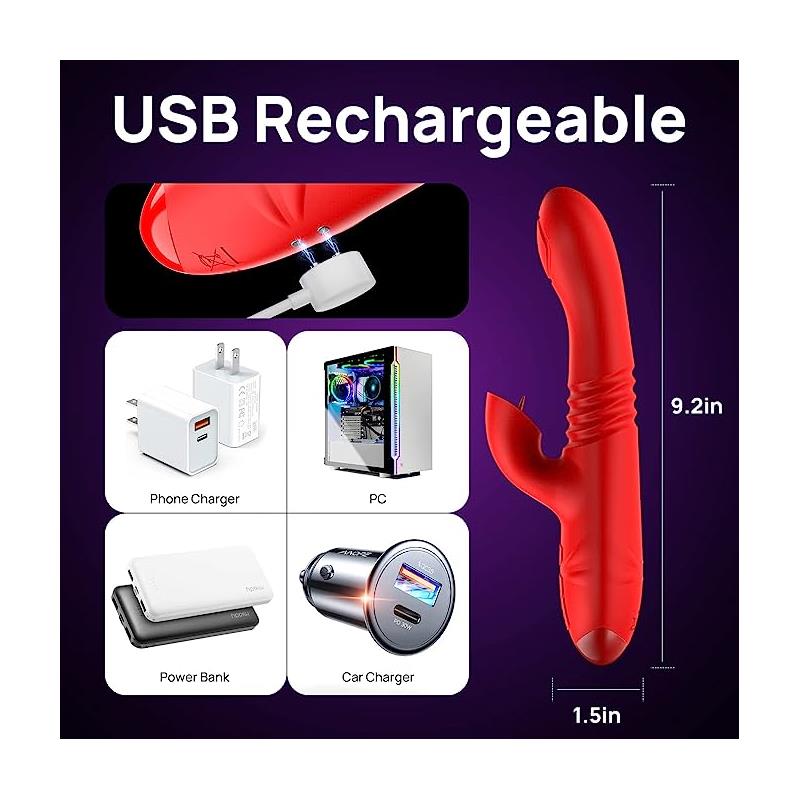 ENGILY ROSS - VELVET VIBRADOR CON THRUSTING Y PULSACIÓN