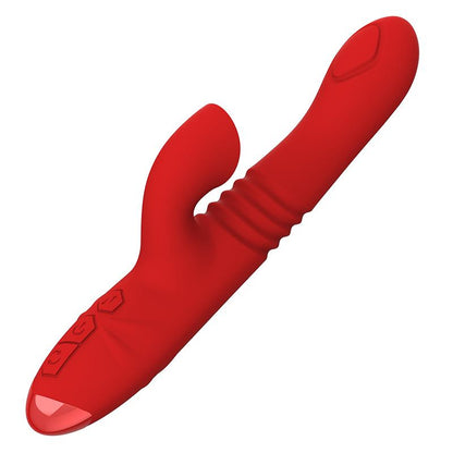 INTENSE - DUA VIBRADOR MULTIFUNCIÓN RECARGABLE UP & DOWN CON LENGUA ROJO