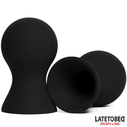 LATETOBED BDSM LINE - VENTOSAS PARA PEZONES DE SILICONA