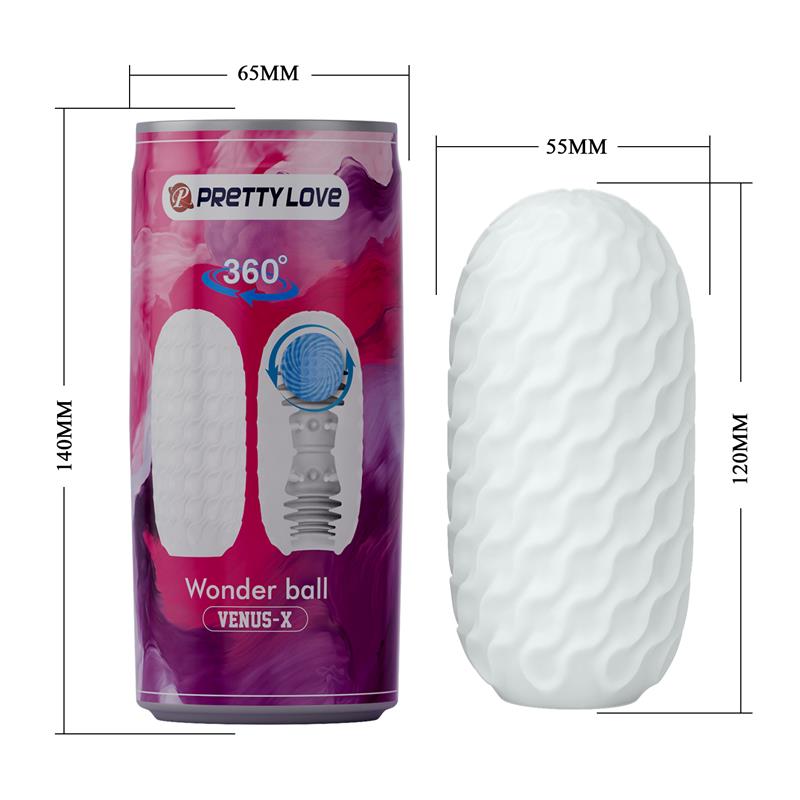 PRETTYLOVE - VENUS-X WONDER BALL MASTURBADOR MASCULINO