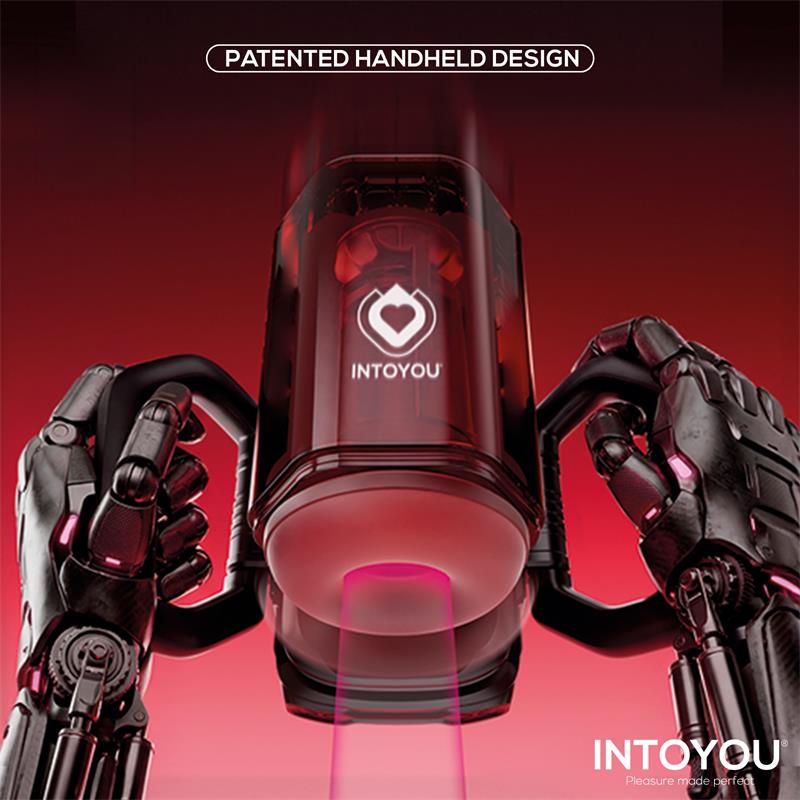 INTOYOU - VEXOR 3 IN 1 MASTURBADOR MASCULINO SUCCION, EMPUJE Y VIBRACIÓN USB-C
