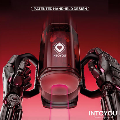 INTOYOU - VEXOR 3 IN 1 MASTURBADOR MASCULINO SUCCION, EMPUJE Y VIBRACIÓN USB-C
