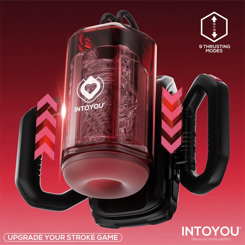 INTOYOU - VEXOR 3 IN 1 MASTURBADOR MASCULINO SUCCION, EMPUJE Y VIBRACIÓN USB-C