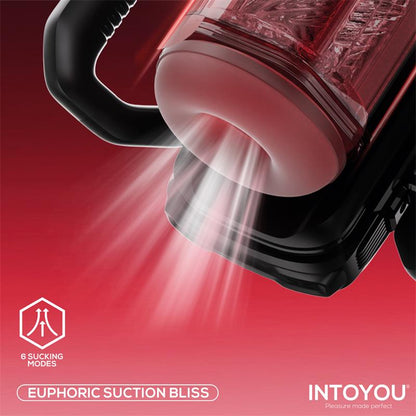INTOYOU - VEXOR 3 IN 1 MASTURBADOR MASCULINO SUCCION, EMPUJE Y VIBRACIÓN USB-C