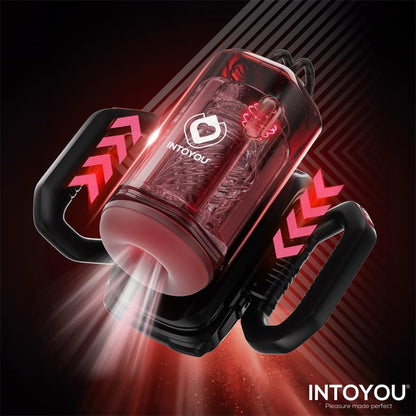 INTOYOU - VEXOR 3 IN 1 MASTURBADOR MASCULINO SUCCION, EMPUJE Y VIBRACIÓN USB-C