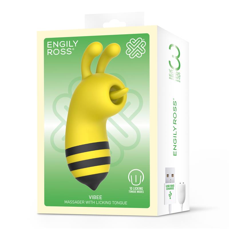 ENGILY ROSS - VIBEE MASAJEADOR CON LENGUA LICKING