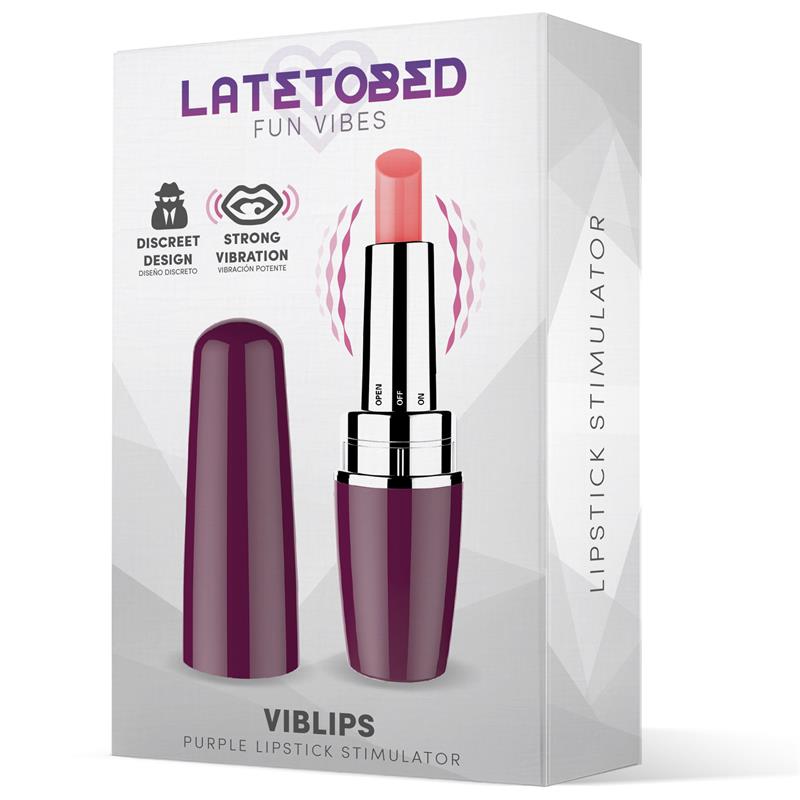 LATETOBED - VIBLIPS ESTIMULADOR PINTALABIOS PÚRPURA