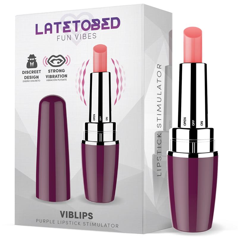 LATETOBED - VIBLIPS ESTIMULADOR PINTALABIOS PÚRPURA