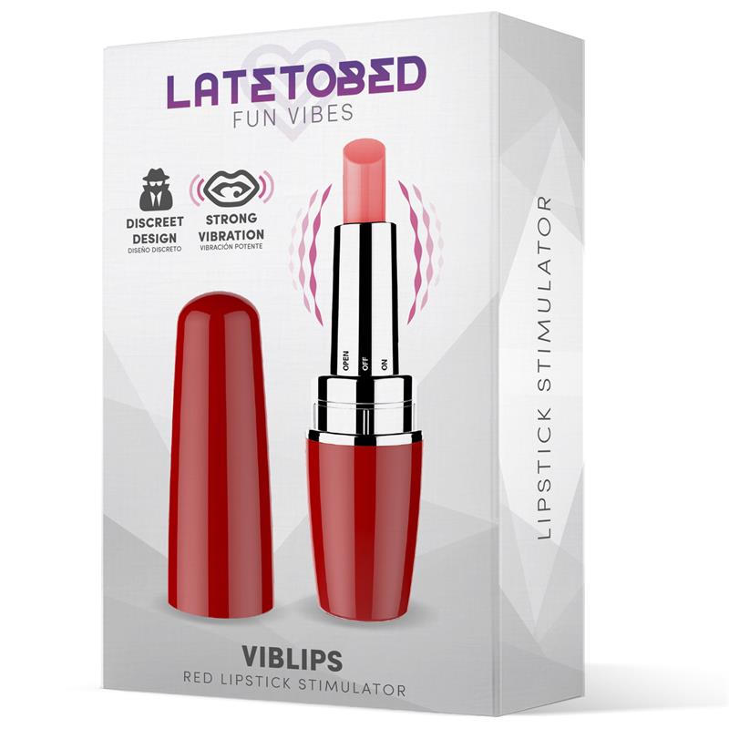 LATETOBED - VIBLIPS ESTIMULATOR PINTALABIOS ROJO