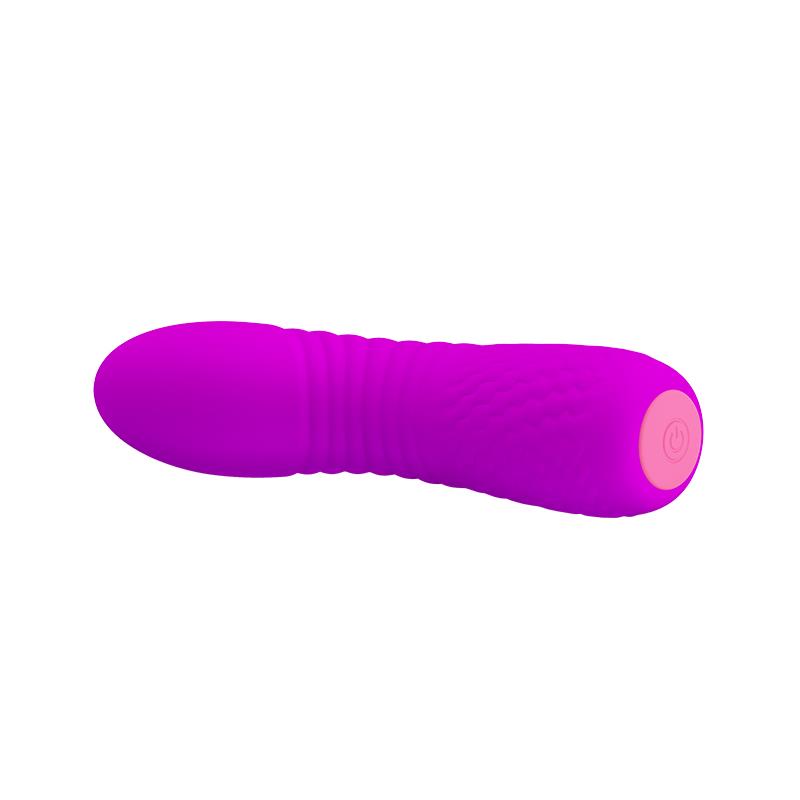 PRETTYLOVE - VIBRADOR ABNER USB SILICONA PURPURA