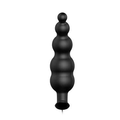 PRETTYLOVE - VIBRADOR ANAL BURBUJAS NEGRO CON CONTROL REMO CL70
