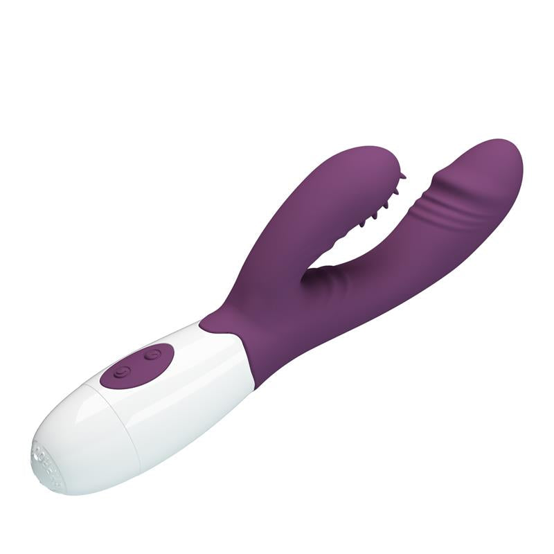 PRETTYLOVE - VIBRADOR ANDRE 30 FUNCIONES PURPURA