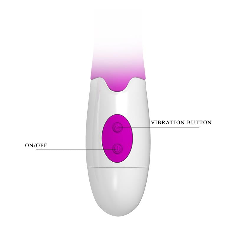 PRETTYLOVE - VIBRADOR ANDRE COLOR PÚRPURA