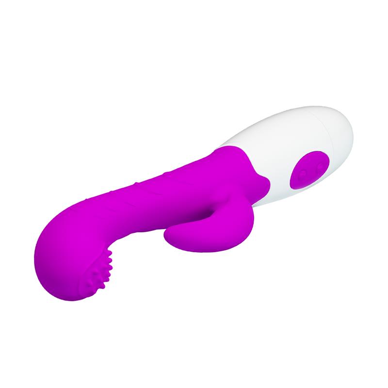 PRETTYLOVE - VIBRADOR ARTHUR CON MOVIMIENTO FINGER PÚRPURA