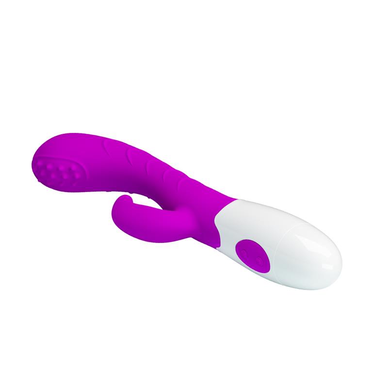 PRETTYLOVE - VIBRADOR ARTHUR CON MOVIMIENTO FINGER PÚRPURA