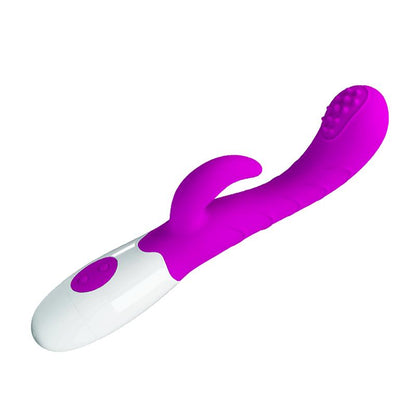 PRETTYLOVE - VIBRADOR ARTHUR CON MOVIMIENTO FINGER PÚRPURA