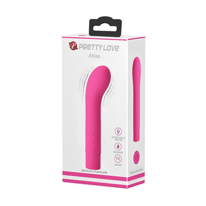 PRETTYLOVE - VIBRADOR ATLAS SILICONA ROSA