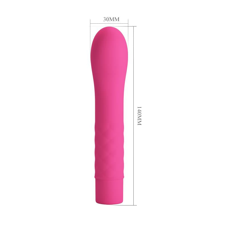 PRETTYLOVE - VIBRADOR ATLAS SILICONA ROSA