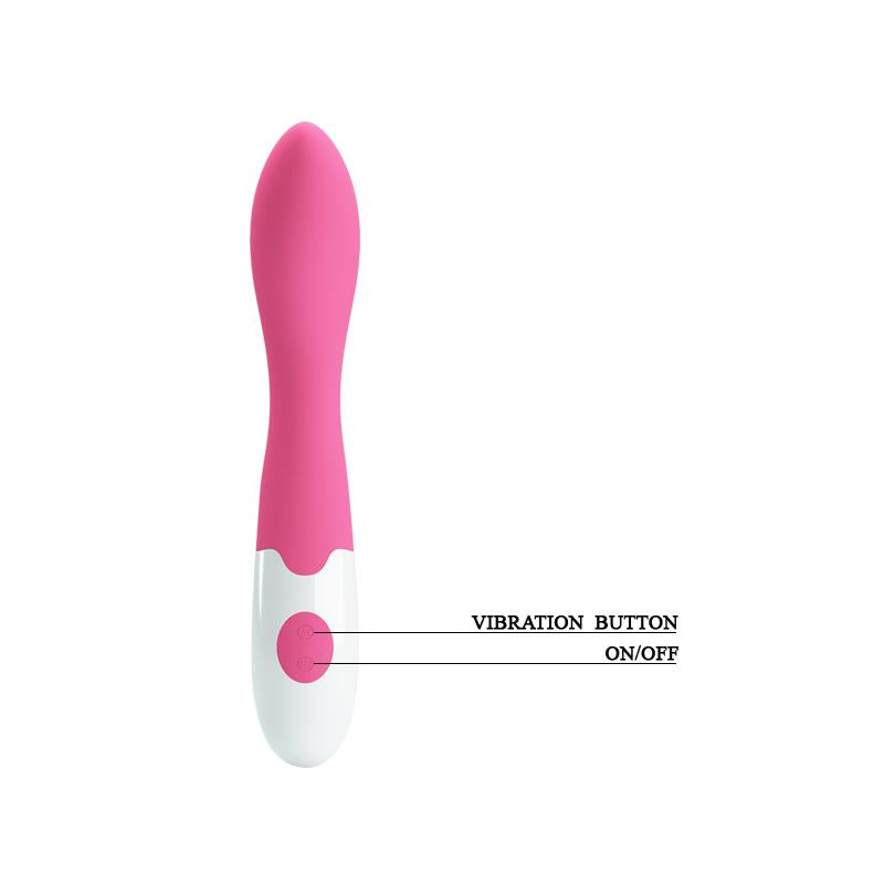 PRETTYLOVE - VIBRADOR BISHOP COLOR ROSA