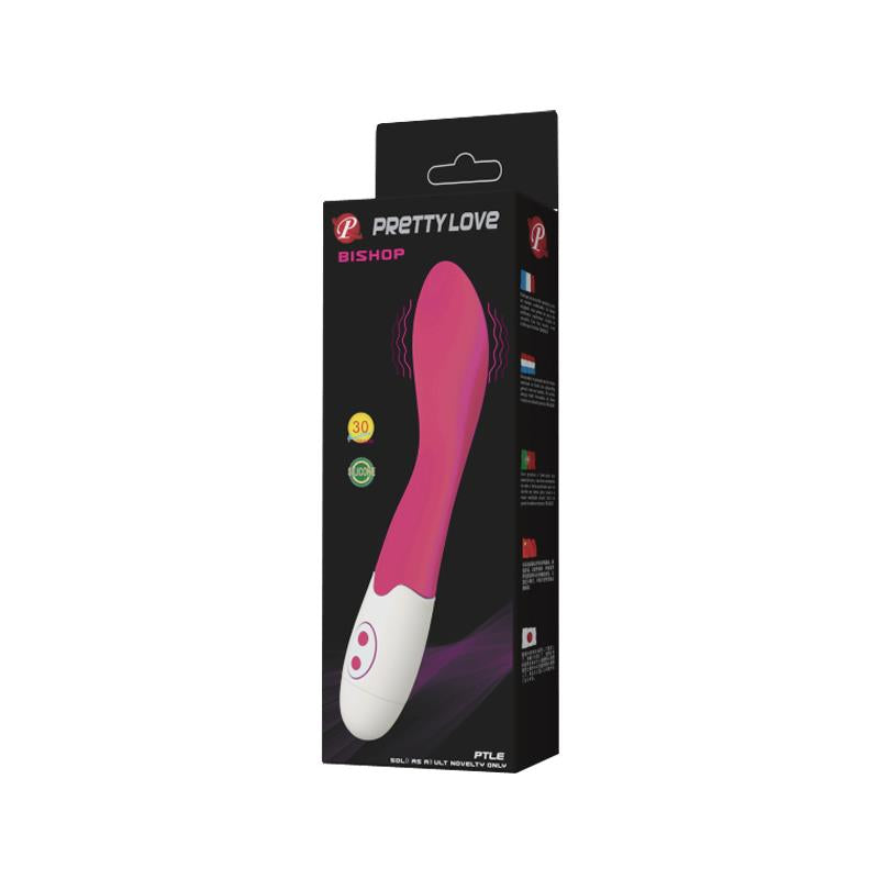 PRETTYLOVE - VIBRADOR BISHOP COLOR ROSA