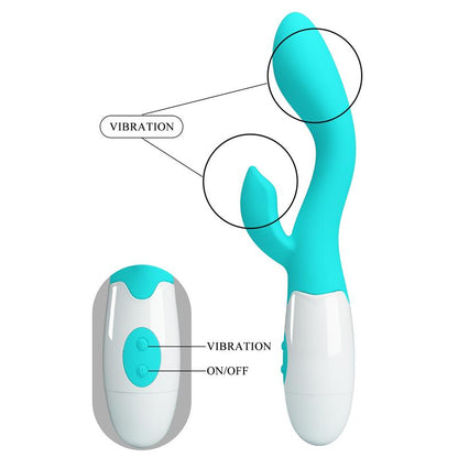 PRETTYLOVE - VIBRADOR BRIGHTY 30 FUNCIONES AZUL