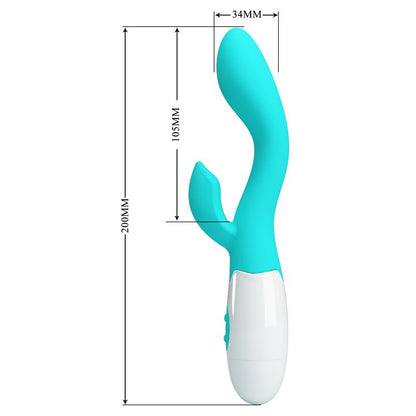 PRETTYLOVE - VIBRADOR BRIGHTY 30 FUNCIONES AZUL