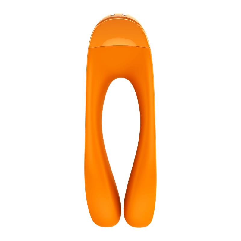 SATISFYER - VIBRADOR CANDY CANE NARANJA