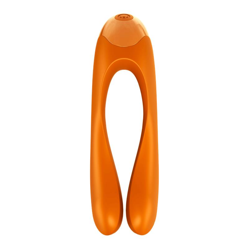 SATISFYER - VIBRADOR CANDY CANE NARANJA