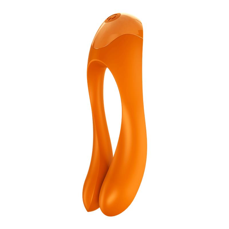 SATISFYER - VIBRADOR CANDY CANE NARANJA