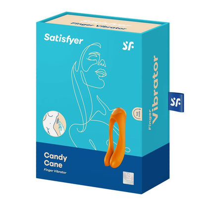 SATISFYER - VIBRADOR CANDY CANE NARANJA