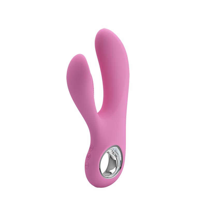 PRETTYLOVE - VIBRADOR CANROL USB SILICONA ROSA SUAVE