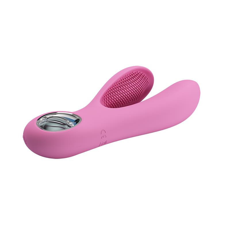 PRETTYLOVE - VIBRADOR CANROL USB SILICONA ROSA SUAVE