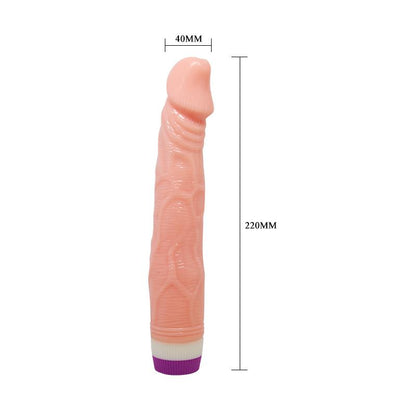 BAILE - VIBRADOR COLOR NATURAL 22 CM