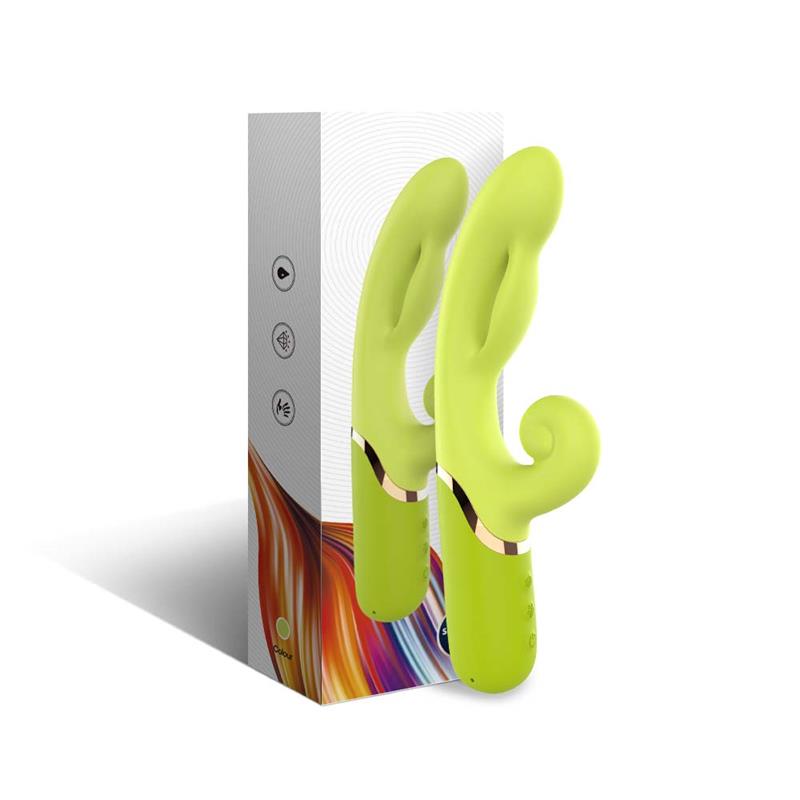 URBAN SKY - VIBRADOR CON FUNCIÓN DE INFLADO VERDE