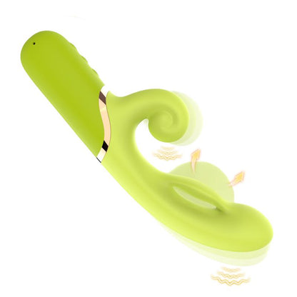 URBAN SKY - VIBRADOR CON FUNCIÓN DE INFLADO VERDE