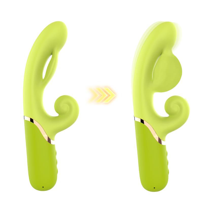 URBAN SKY - VIBRADOR CON FUNCIÓN DE INFLADO VERDE