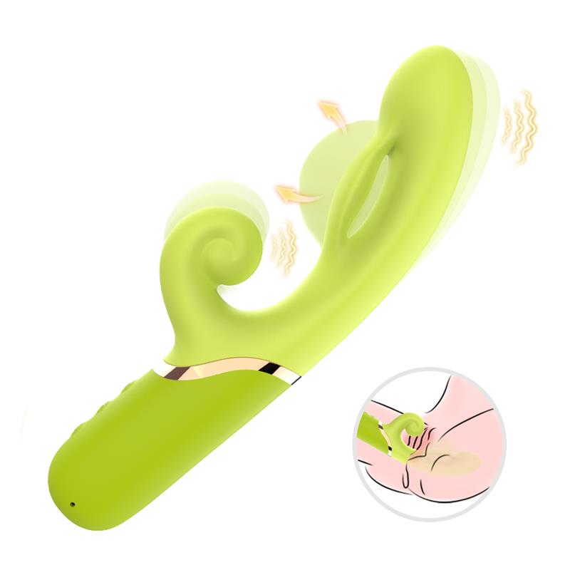 URBAN SKY - VIBRADOR CON FUNCIÓN DE INFLADO VERDE