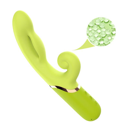 URBAN SKY - VIBRADOR CON FUNCIÓN DE INFLADO VERDE