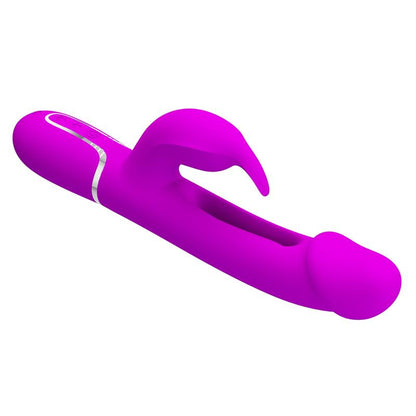 PRETTYLOVE - VIBRADOR CON LENGUA KAMPAS ROSA
