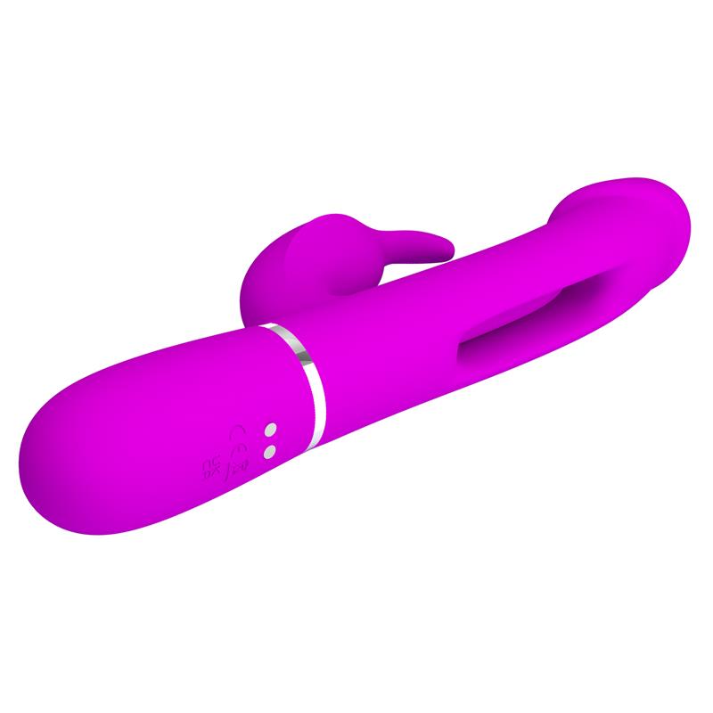 PRETTYLOVE - VIBRADOR CON LENGUA KAMPAS ROSA